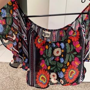 Off the shoulder mumu top